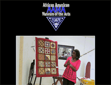 Tablet Screenshot of africanmuseumdeland.org